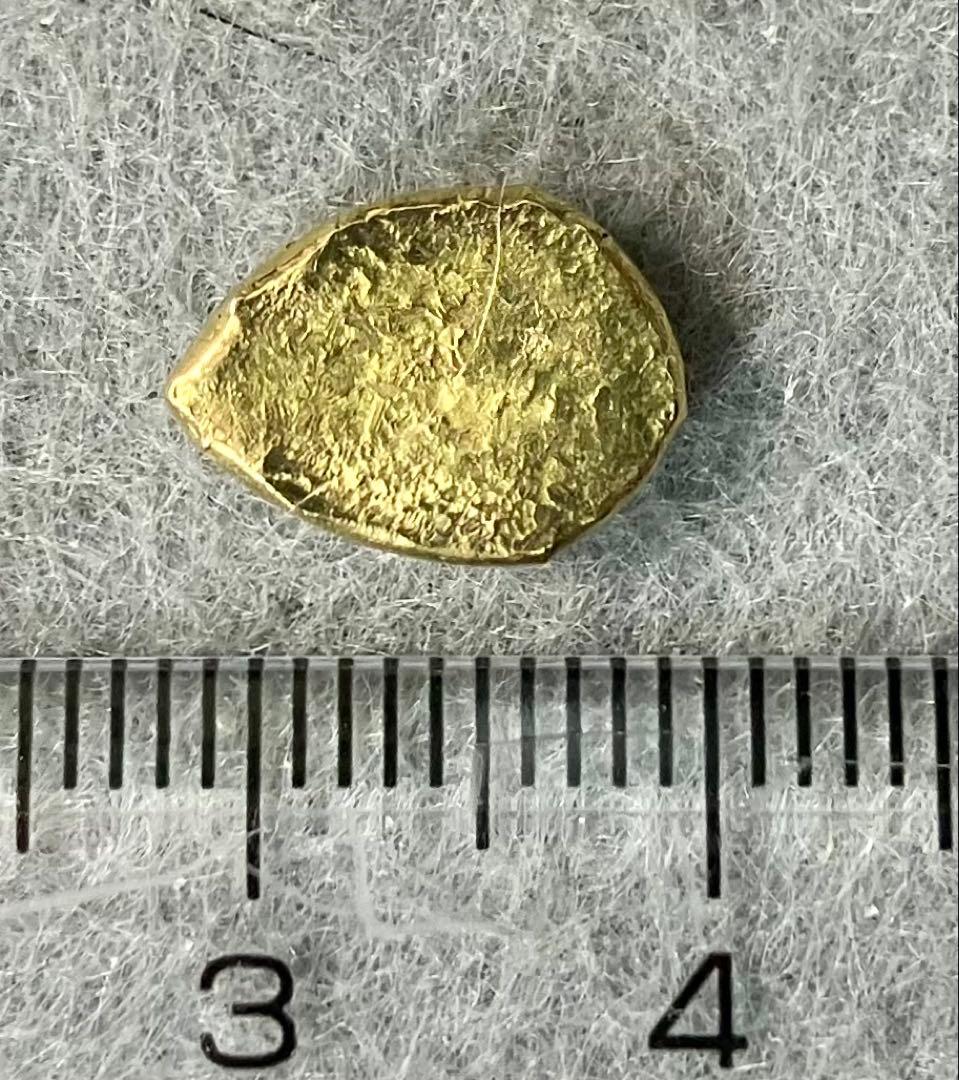 彫金素材 18金 金塊 ゴールド 地金 純金換算約2グラム