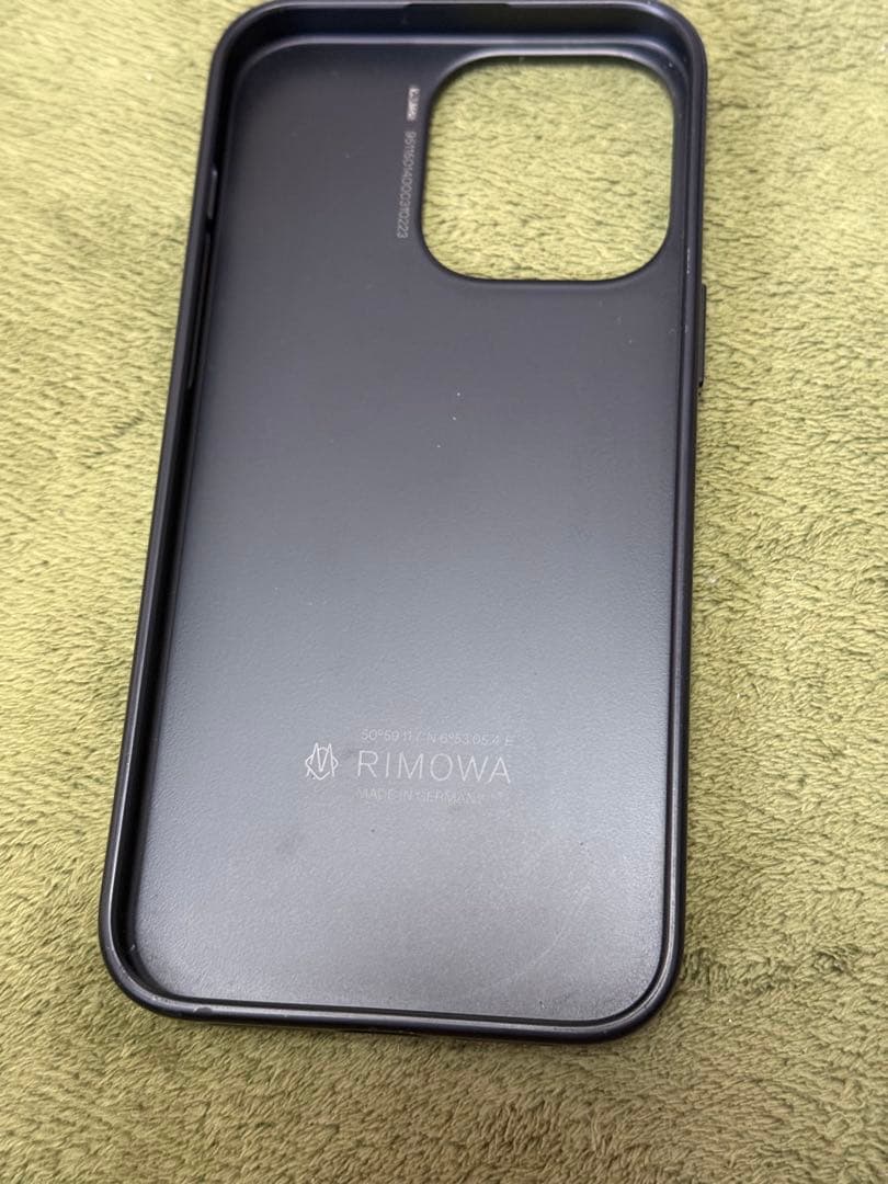 RIMOWA iPhone 15Pro Max ケース ブラック