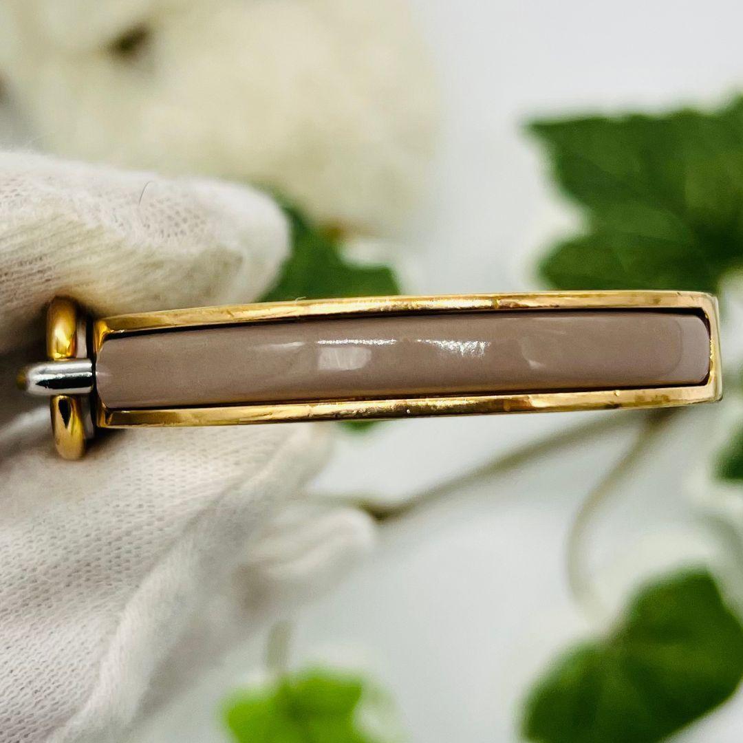 エルメス シェーヌダンクル　クリック バングル　ブレスレット ゴールド　メタル