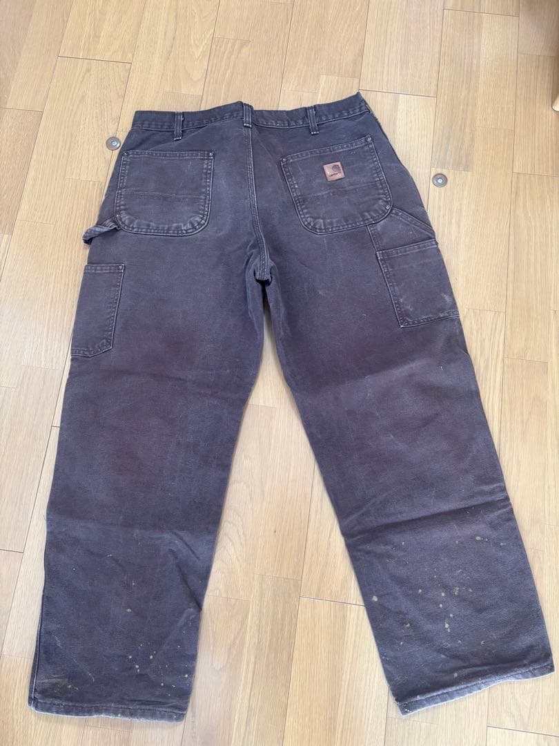 ＠さん専用Carhartt ダブルニー ダークブラウン36x30