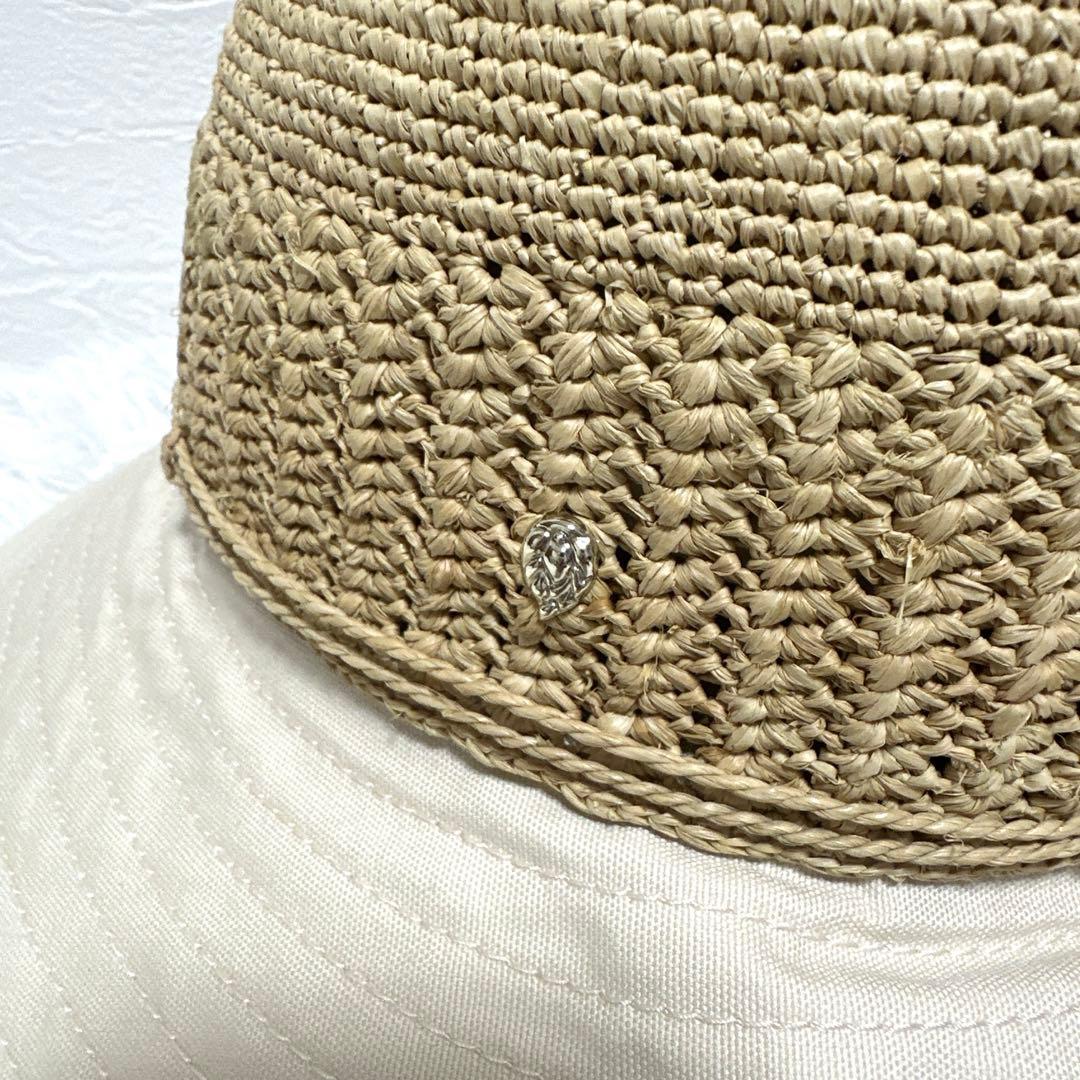 美品✨ヘレンカミンスキー ラフィアハット　麦わら帽子　UPF50＋