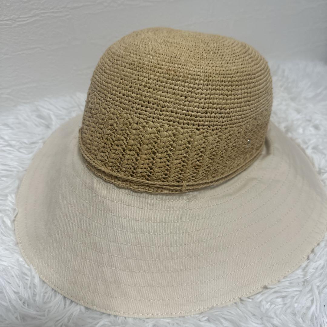 美品✨ヘレンカミンスキー ラフィアハット　麦わら帽子　UPF50＋