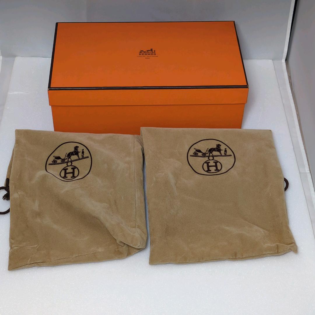 HERMES エルメス サンダル サイズ36 23cm 木製ソール 箱 保存袋付
