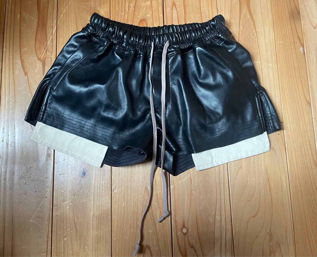 I*)様 レザーショートパンツ Rick Owens