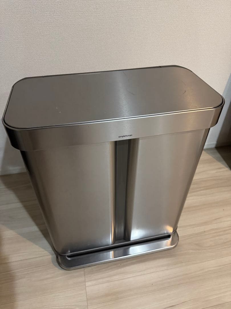 ★シンプルヒューマン　simple human ゴミ箱★分別リサイクル58ℓ