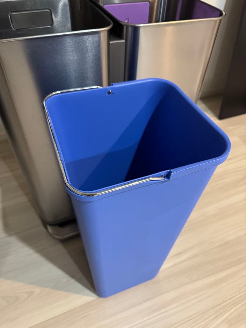 ★シンプルヒューマン　simple human ゴミ箱★分別リサイクル58ℓ