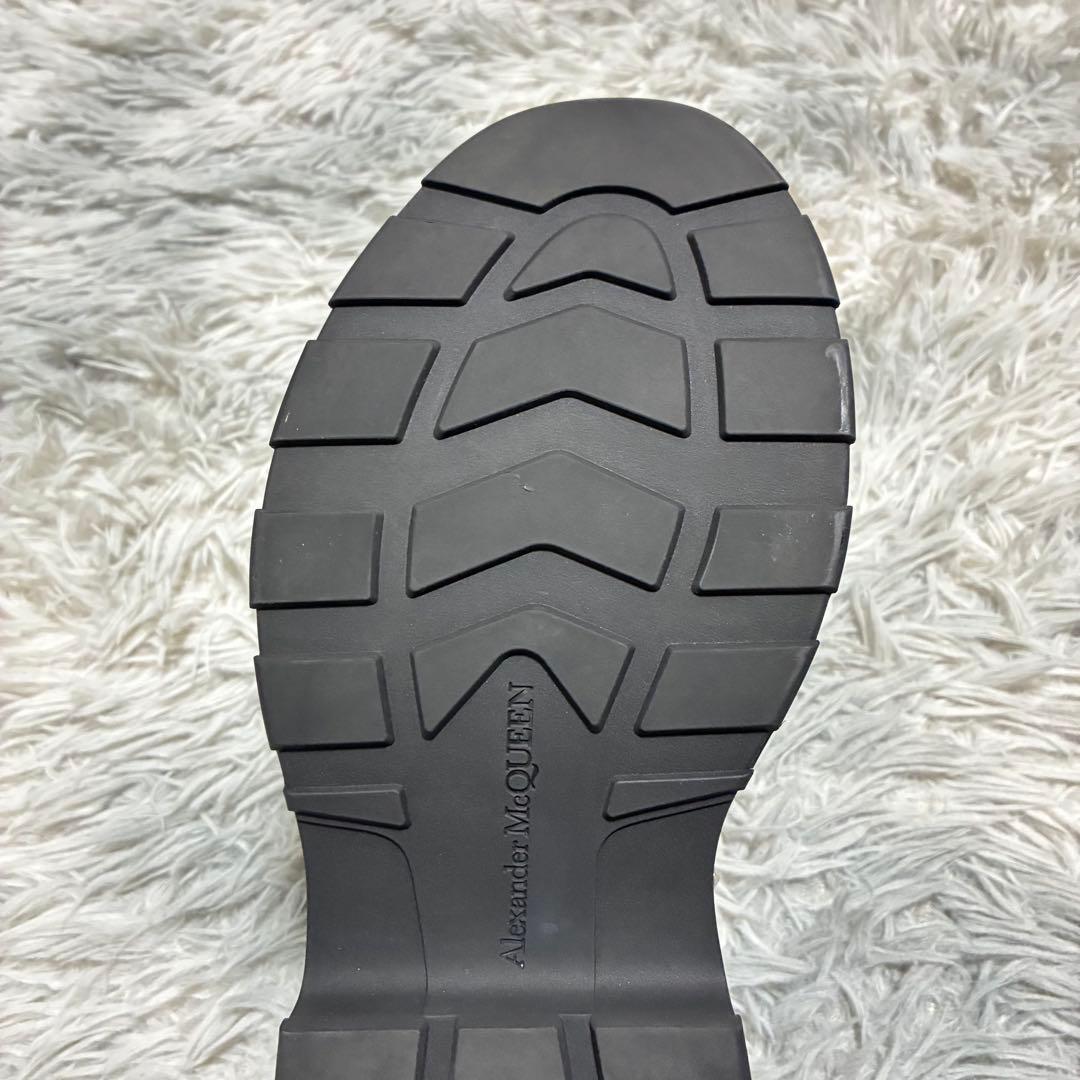 【未使用に近い】ALEXANDER MCQUEEN 本革 厚底 スタッズ 43