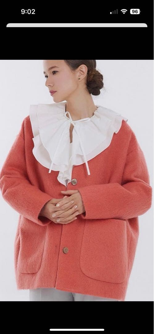 yoriウールモヘアシャギージャケット