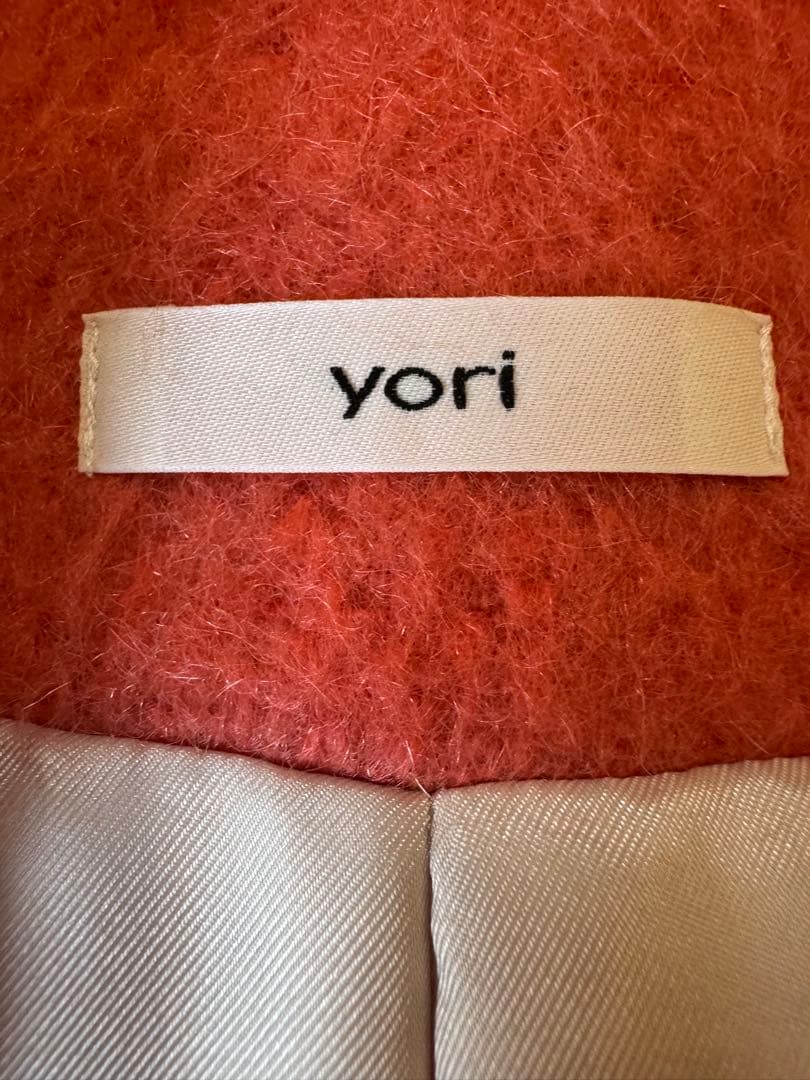 yoriウールモヘアシャギージャケット
