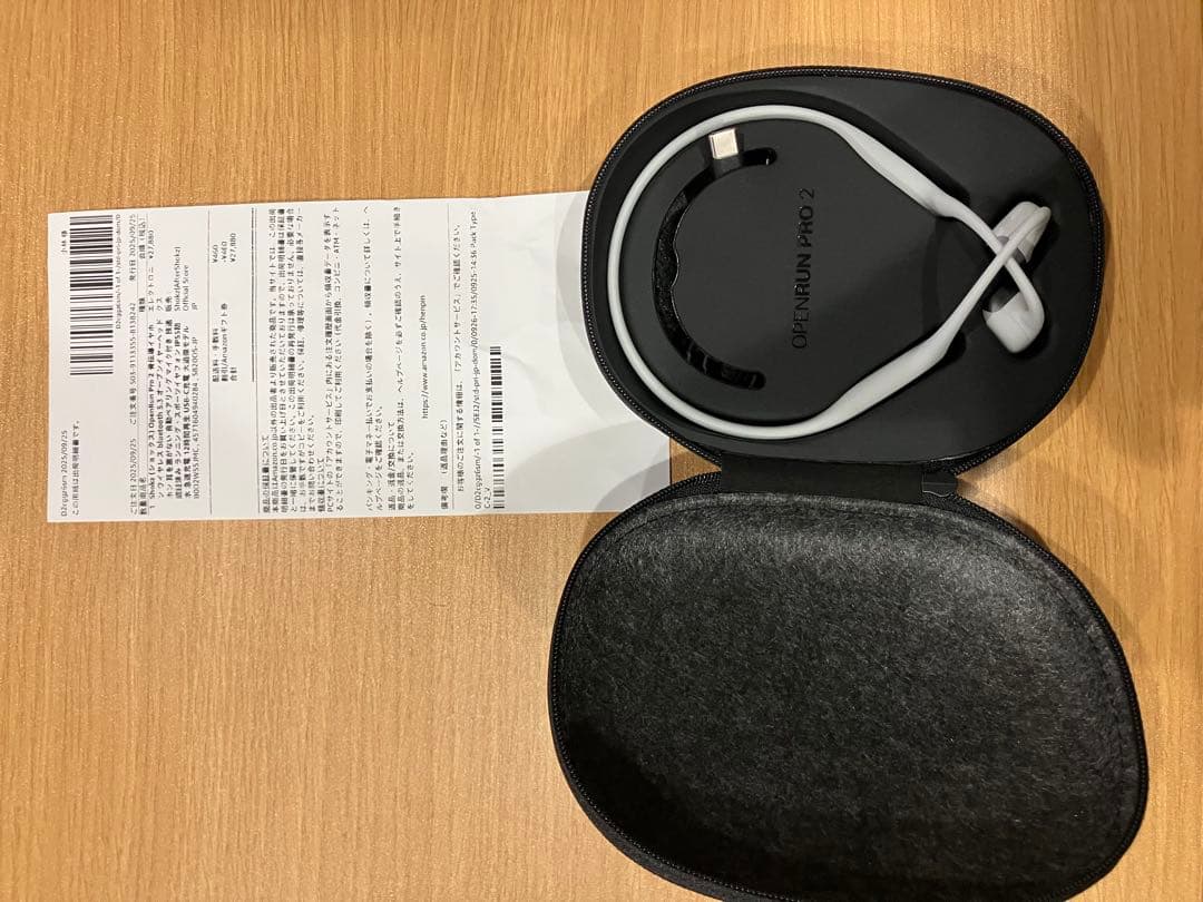 SHOKZ OpenRun Pro 2 骨伝導イヤホン グレー