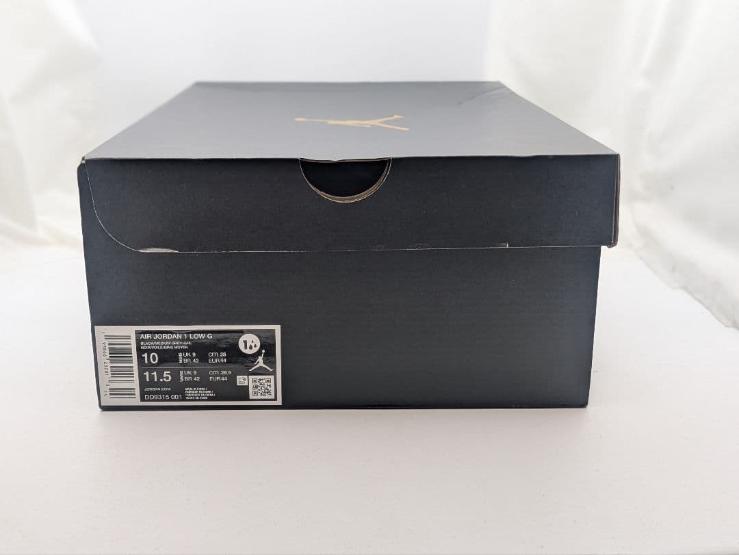 Air Jordan 1 Low G ゴルフ ブラック/グレー サイズ28cm