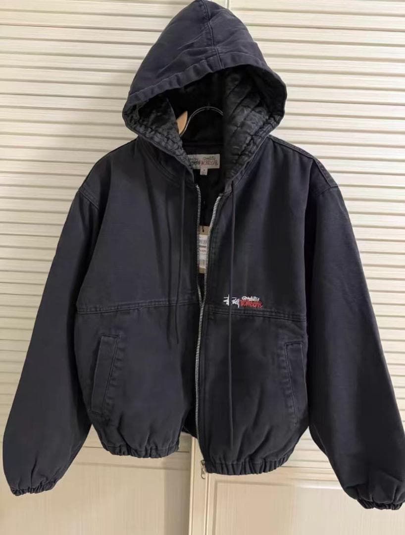 リョマ樣專用Stussy ブラックジャケット　アクティブジャケット　デトロイト
