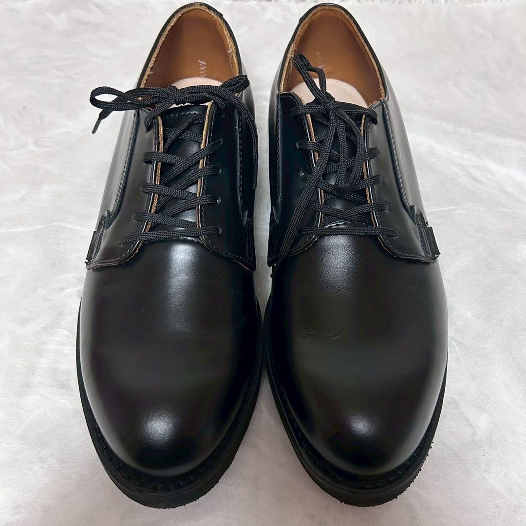 未使用級✨レッドウィング　ポストマンシューズ　101 レザー　ブラック　厚底