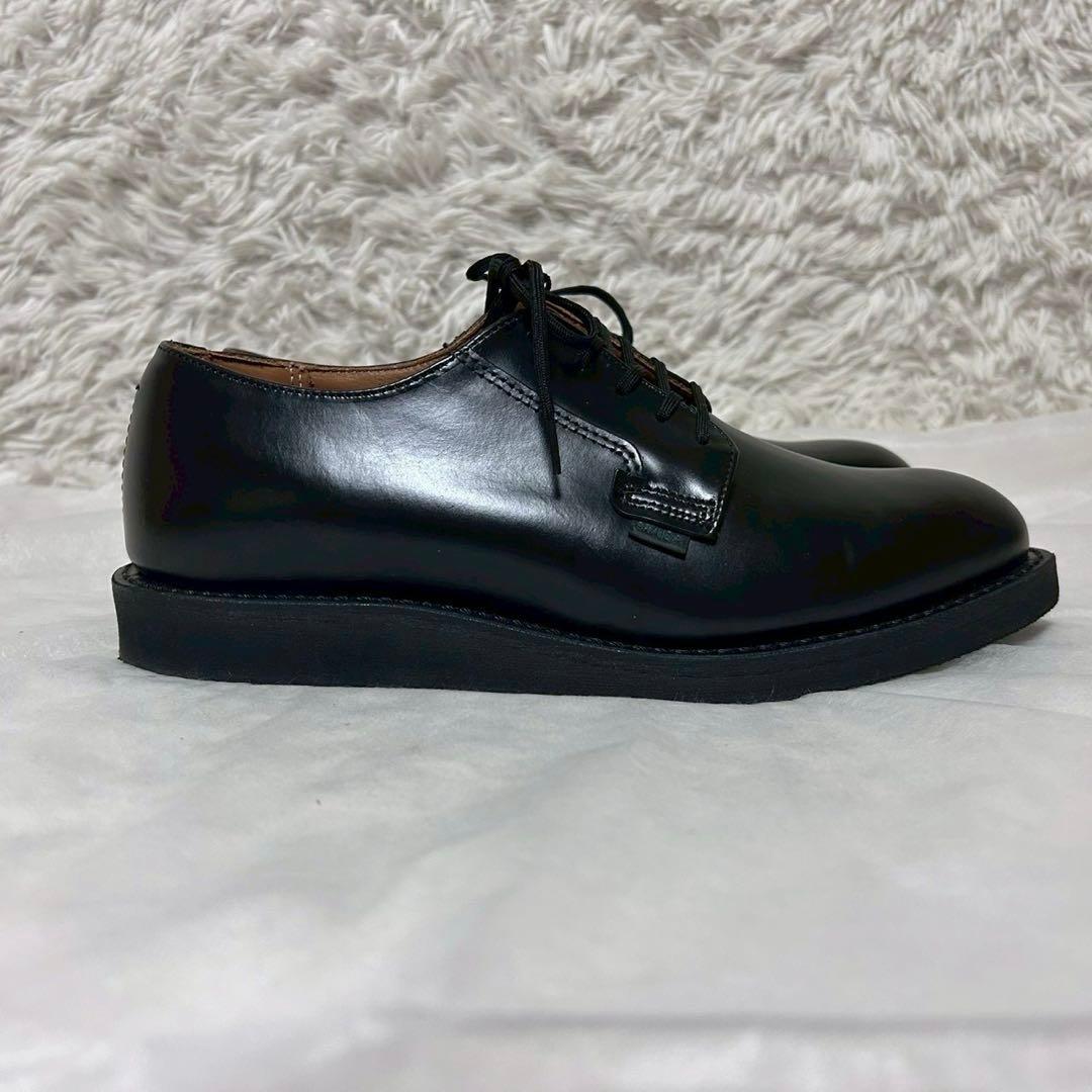 未使用級✨レッドウィング　ポストマンシューズ　101 レザー　ブラック　厚底