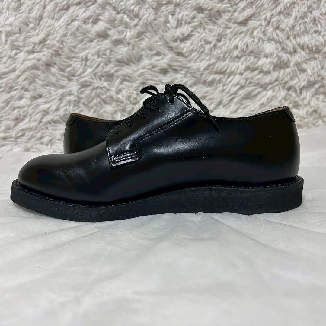 未使用級✨レッドウィング　ポストマンシューズ　101 レザー　ブラック　厚底