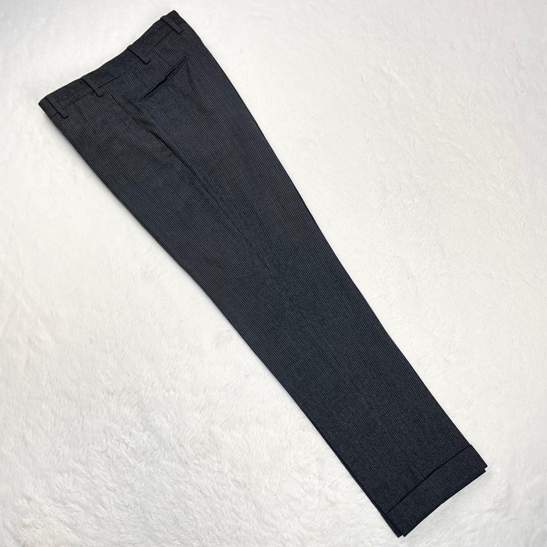 極希少 ボリオリ HAMPTON ピンストライプ 段返り3つボタン スーツ 46