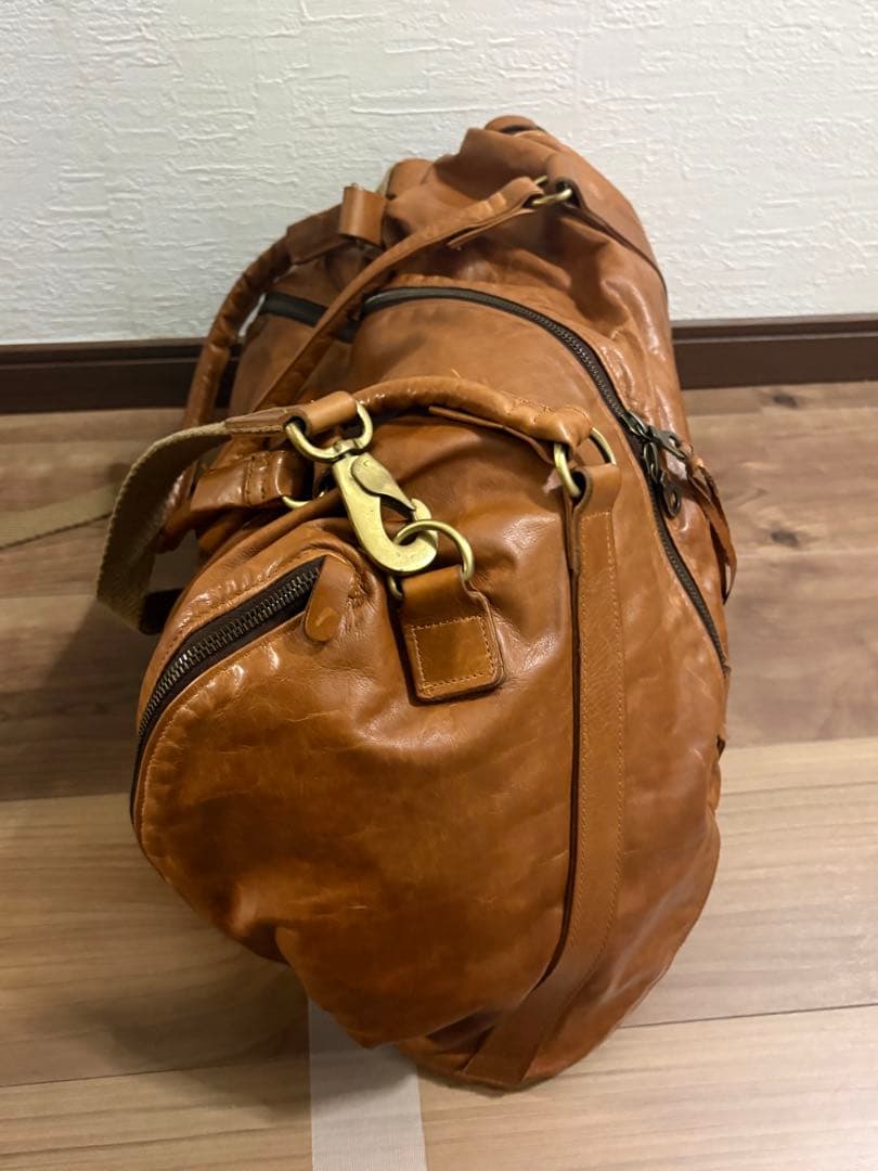 ミハラヤスヒロ ドラムバッグ レザーバッグ