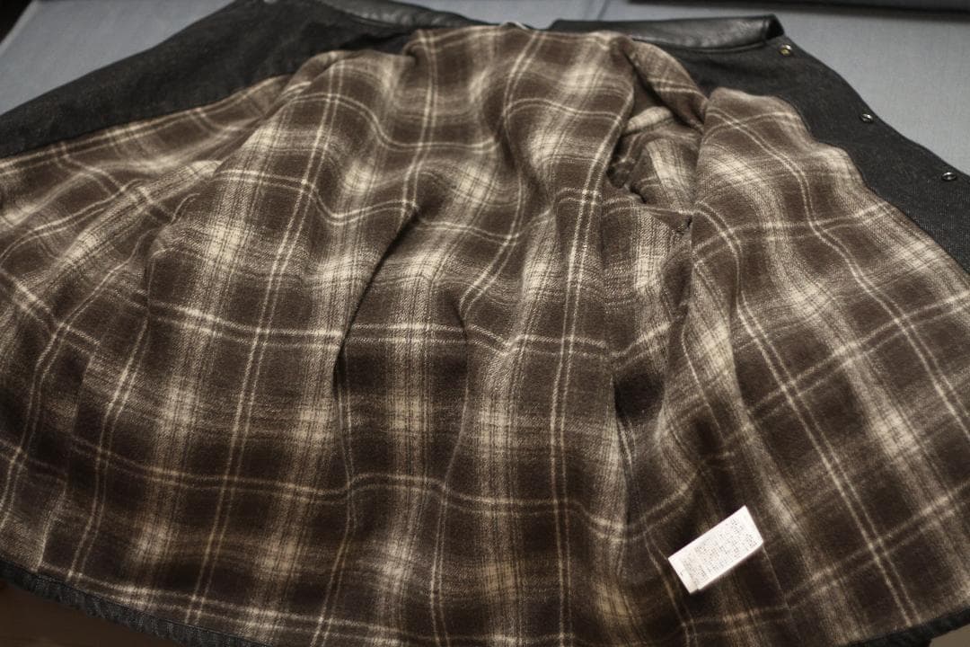 【極美品】417 EDIFICE ハンティング ジャケット L(デニム レザー