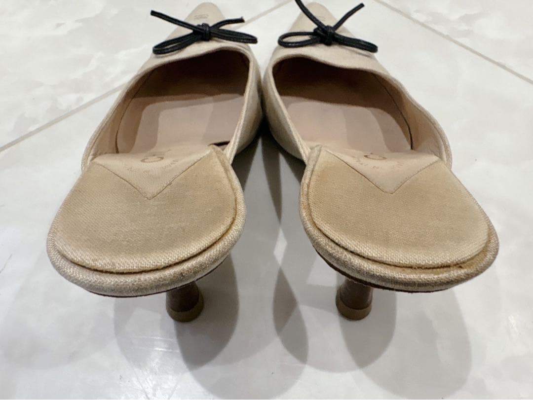 CHANEL シャネル ココマーク ミュール ホワイト 36サイズ 23cm