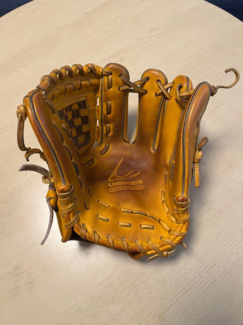 硬式グローブ 右投げ用　バスケットウェブ