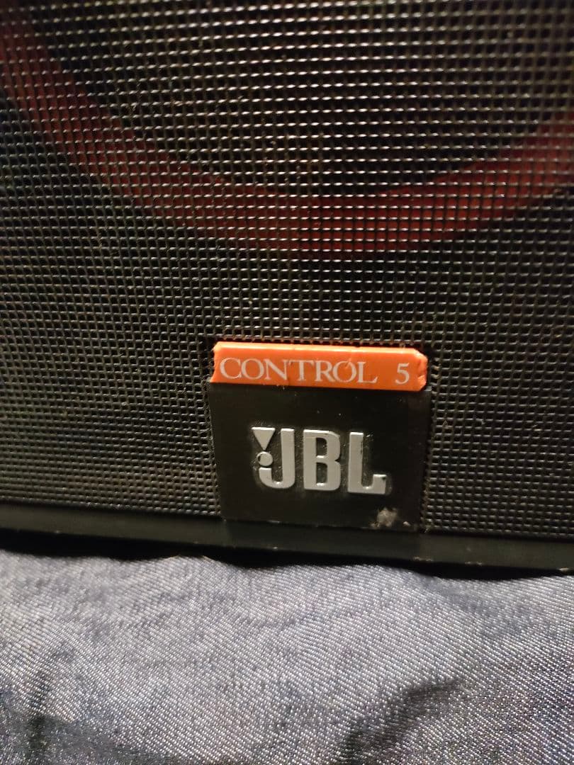 JBL Control 5 オレンジ色！新品エッジ（Ｒ７/５月交換）の激レア物！