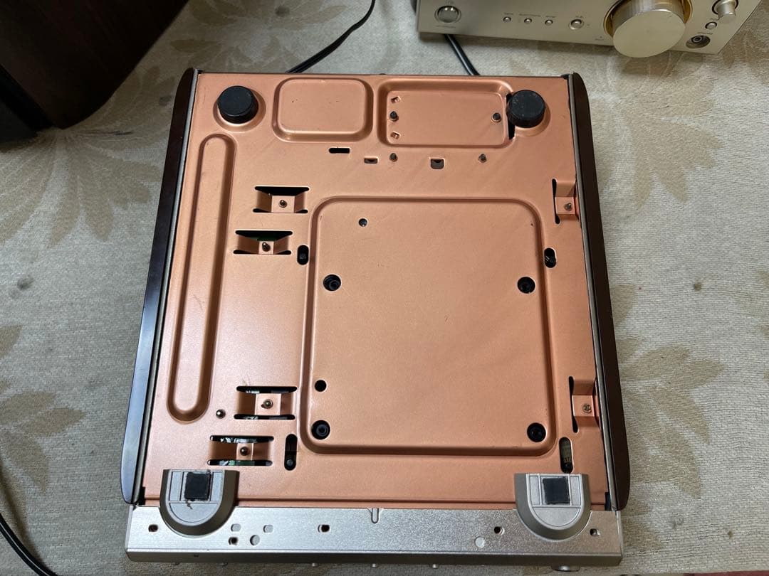 KENWOOD CD・カセットデッキ ゴールド ジャンク