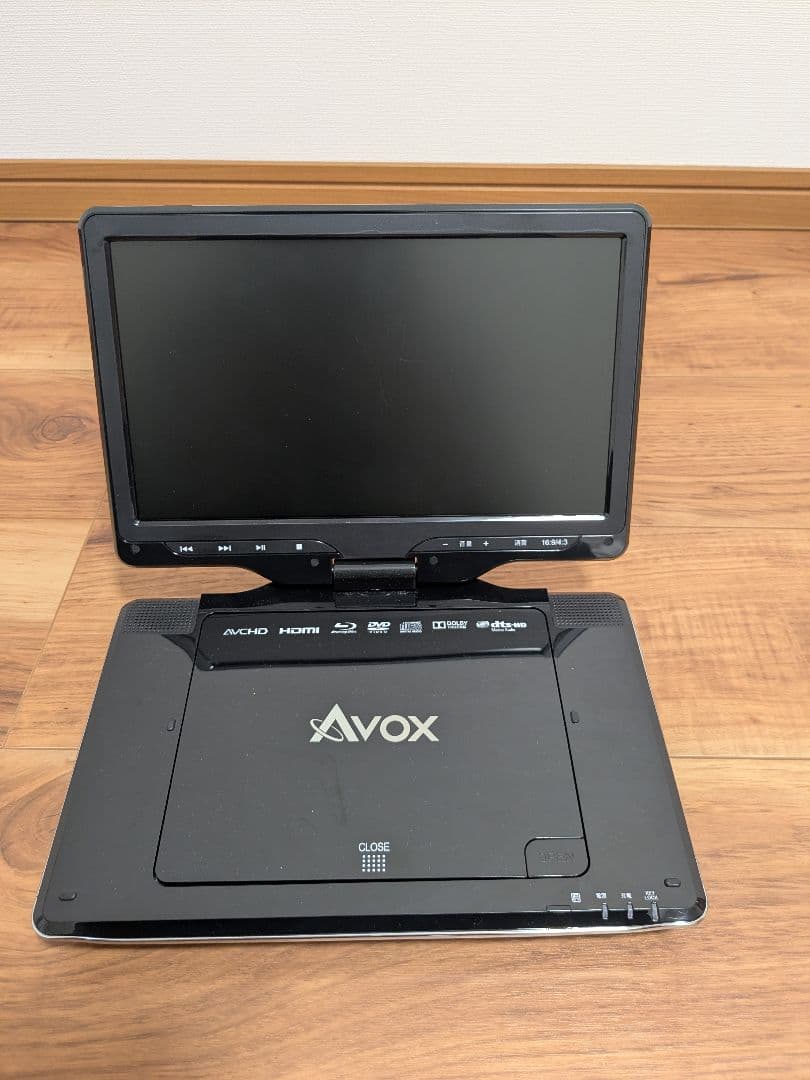 AVOX APBD-1080HK ブルーレイディスク　ポータブルプレーヤー