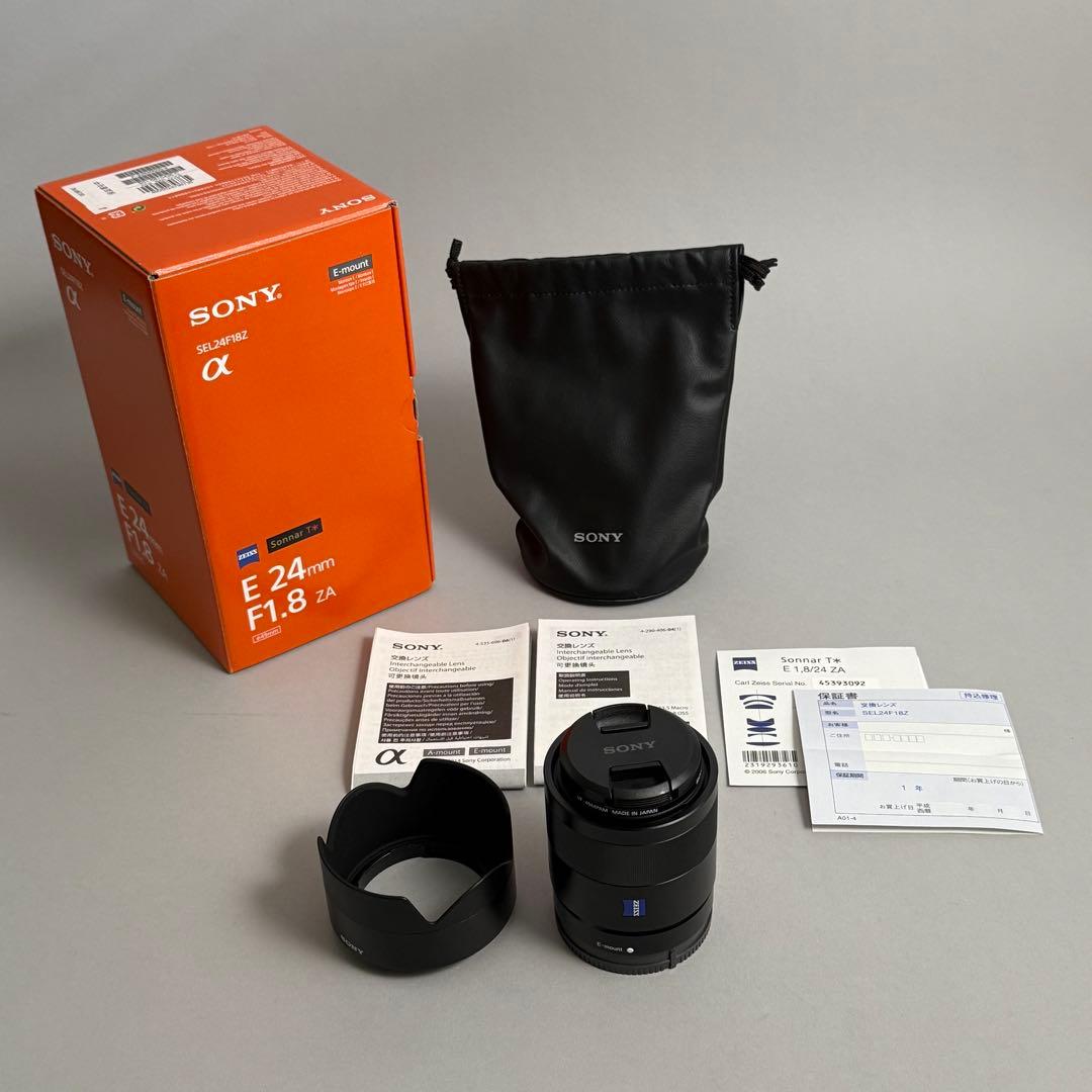 SONY αレンズ Sonnar T＊ E24mm F1.8 ZA