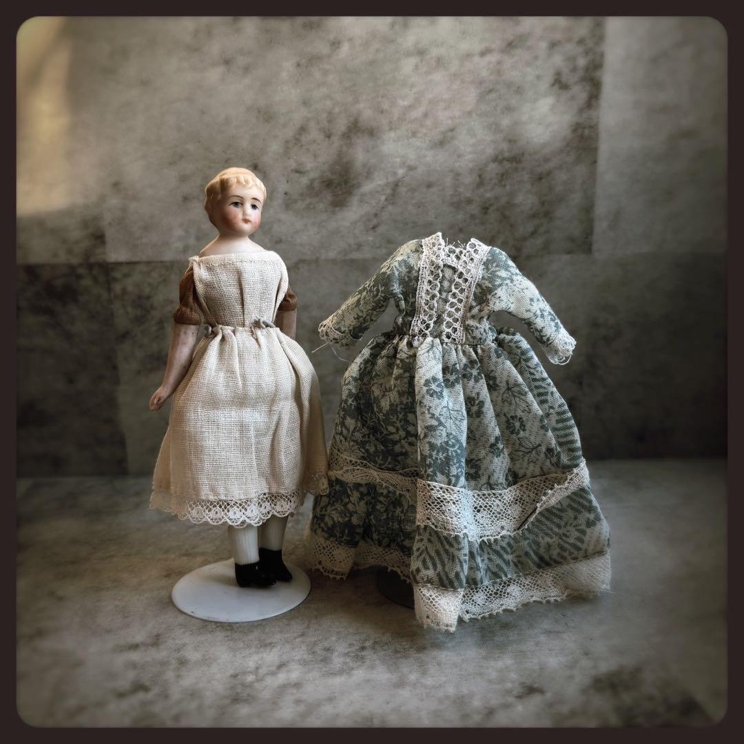 レアアンティーク ハイランドメアリーの少女　 パリアンドール　チャイナヘッド