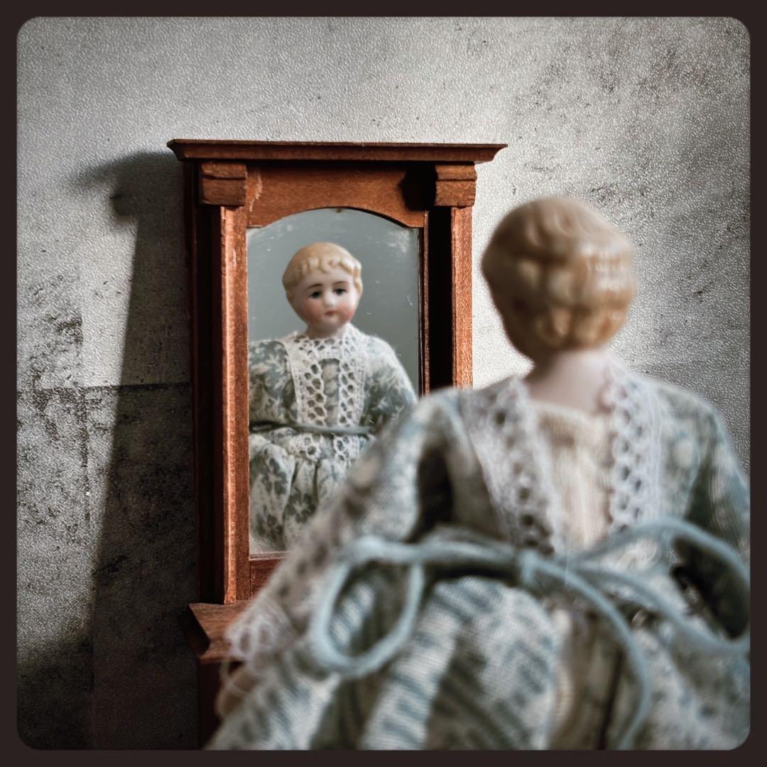 レアアンティーク ハイランドメアリーの少女　 パリアンドール　チャイナヘッド