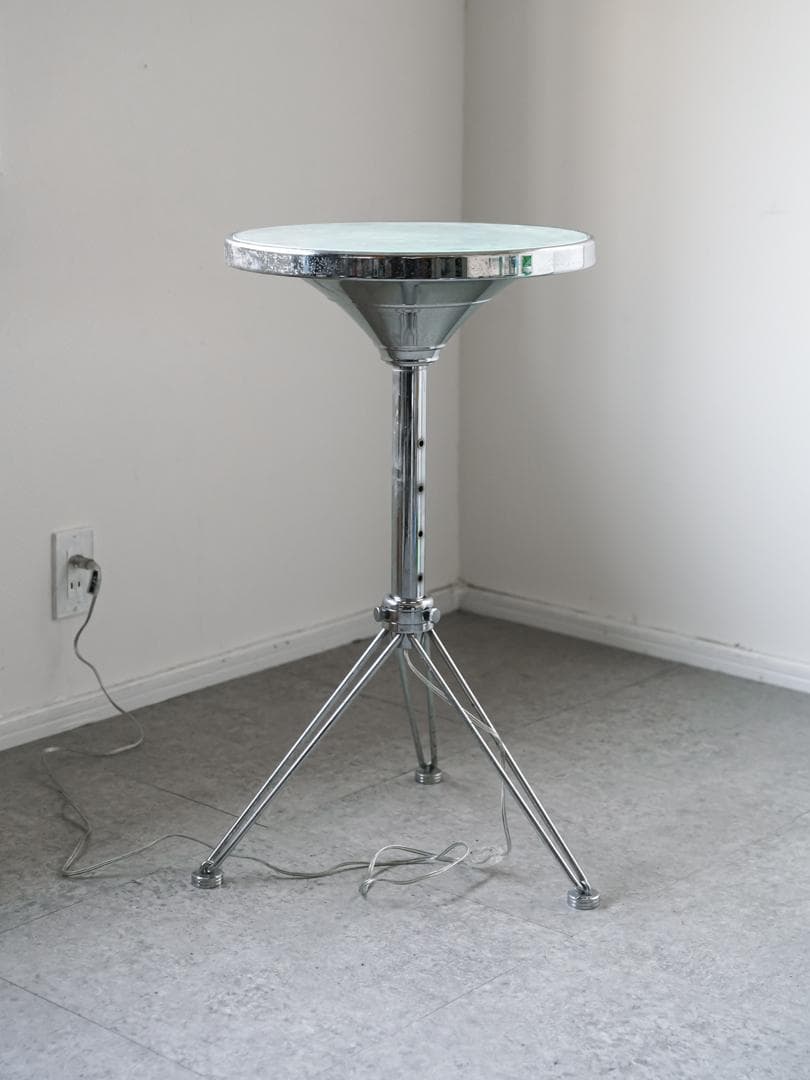 希少 \"REPOSE\" 照明付 昇降テーブル ミッドセンチュリー モダン