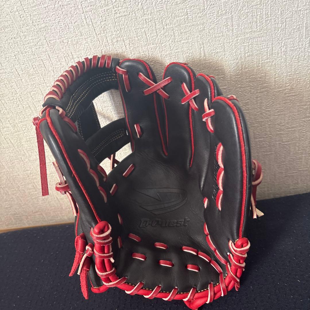 【即戦力コユニ型付け済み】軟式野球グローブ ディークエスト　内野手用