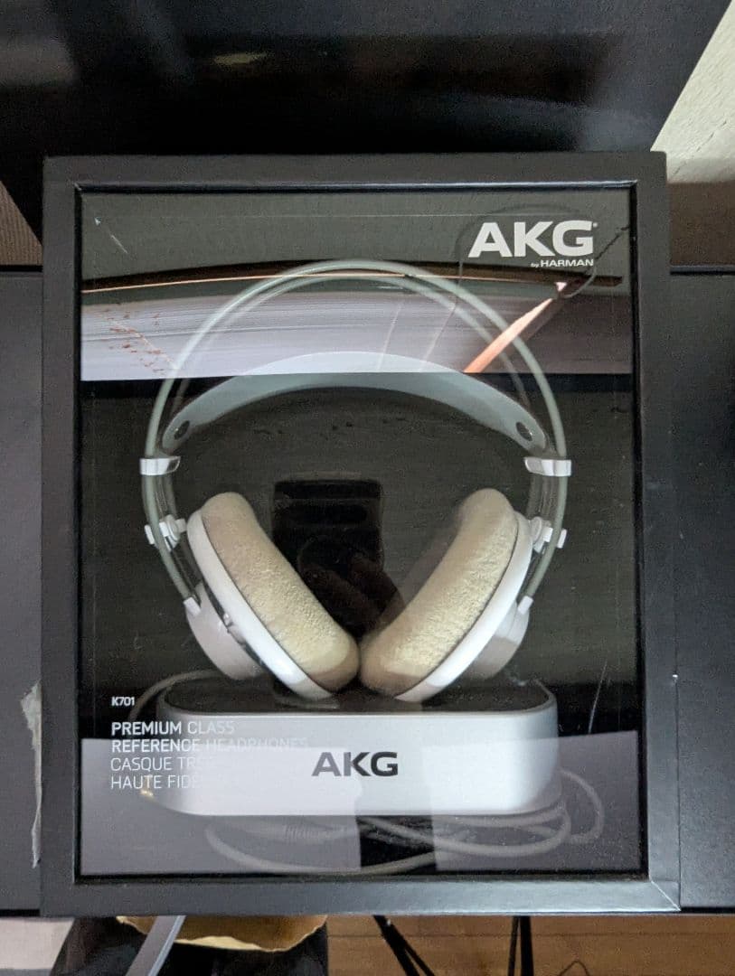 【変換プラグ付属】AKG K701 モニターヘッドホン 開放型 けいおん 秋山澪