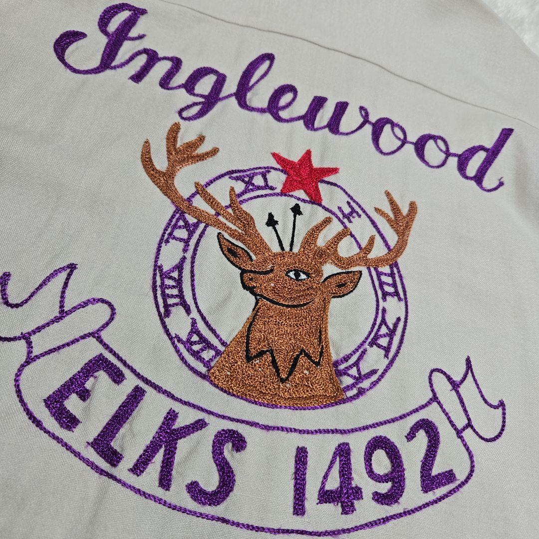 超希少 ELKS エルク ボーリングシャツ ヴィンテージ チェーンステッチ