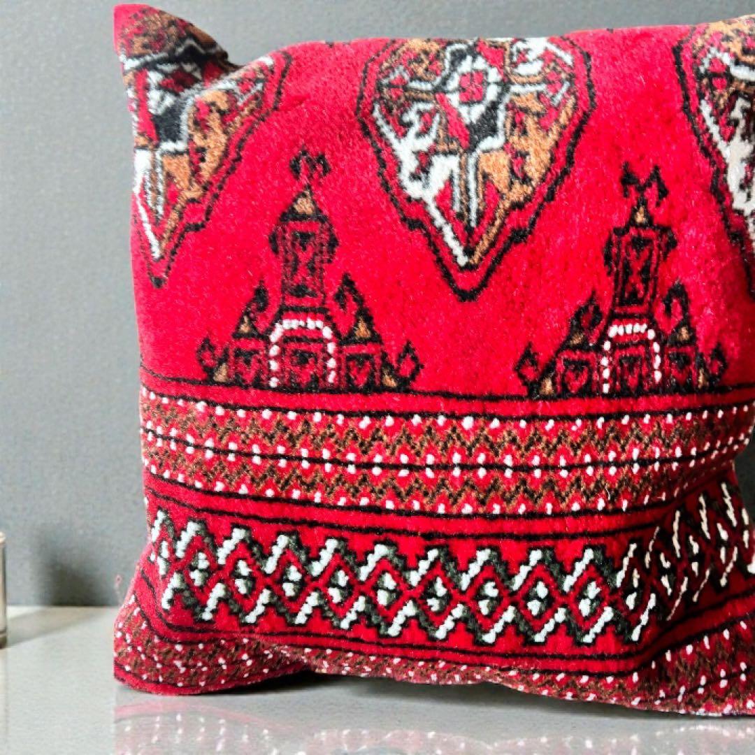 トルコ ヴィンテージラグ クッションカバー 2枚セット