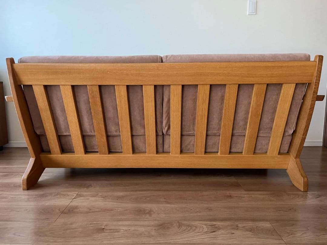 柏木工 KASHIWA 杜シリーズ 2人掛けソファ オーク材 ヴィンテージ家具