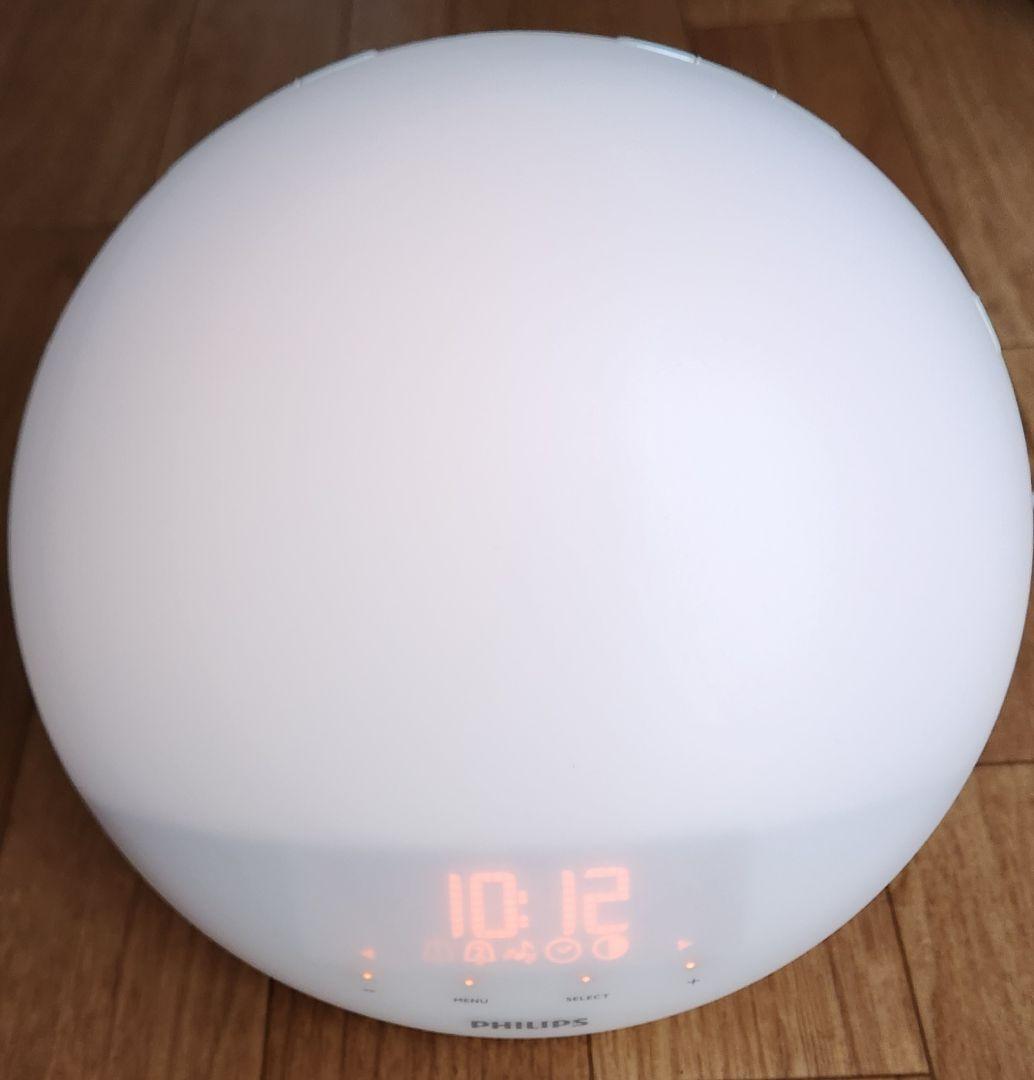 【動作確認】PHILIPS ウェイクアップライト 光目覚まし時計 HF3519