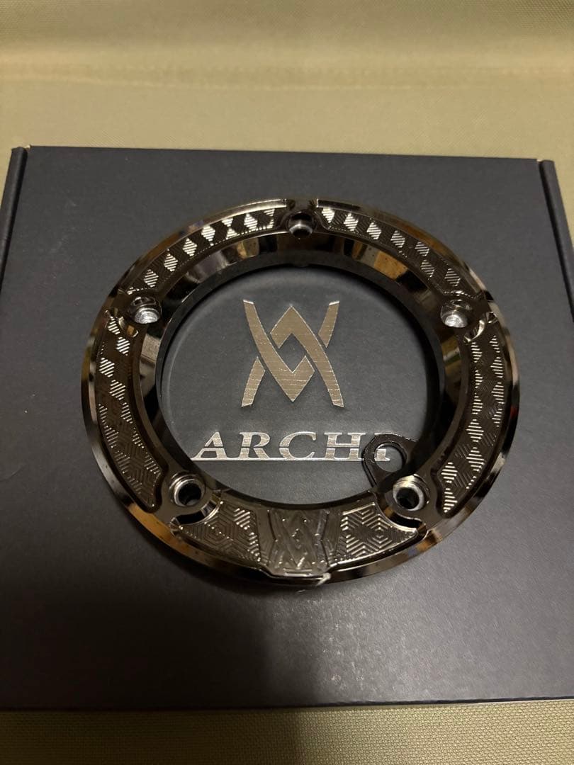 ビレット・ハニカム タンクキャップリング漆黒Edition アーキ　ARCHI