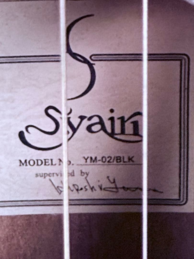 美品 S.yairi ヤイリ ミニアコースティックギター YM-02/BLK