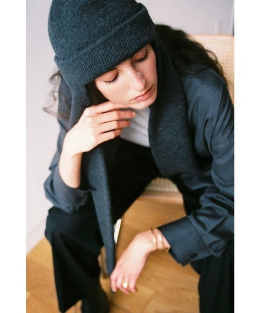 帽子 CLANE MUFFLER KNIT CAP