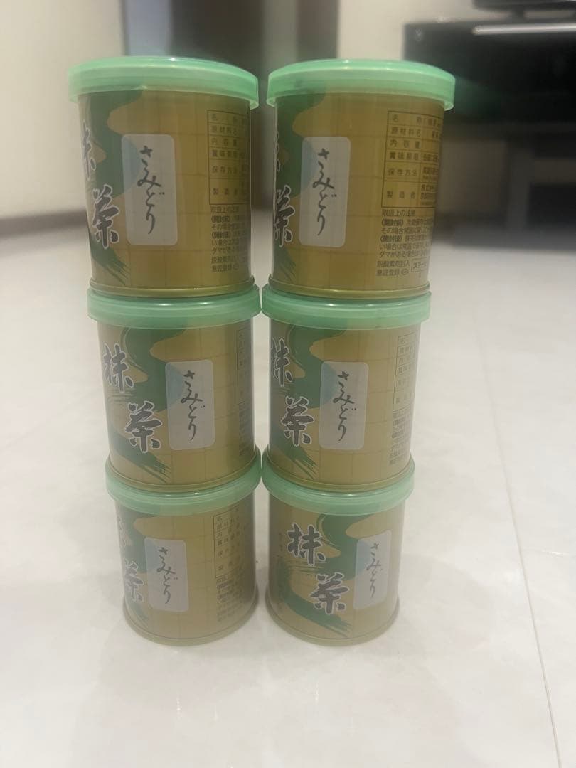 山政小山園抹茶さみどり　30g缶6缶セット