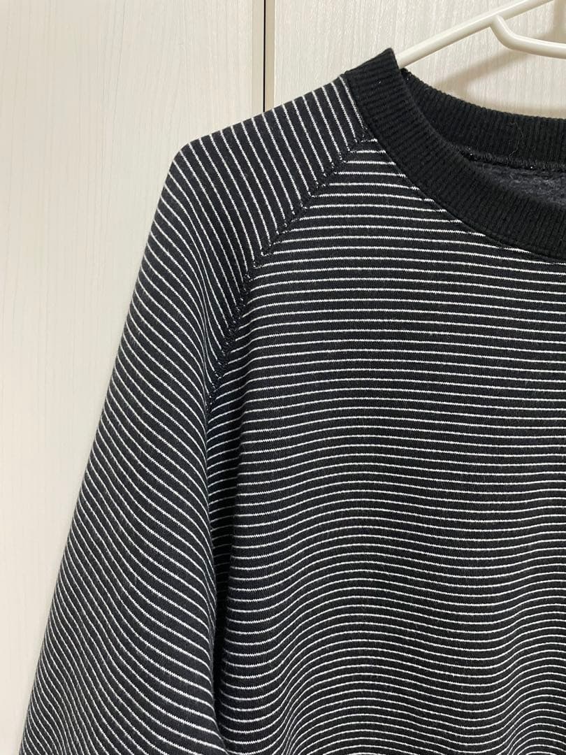 ENNOY BORDER CREW NECK SWEAT エンノイ XXL