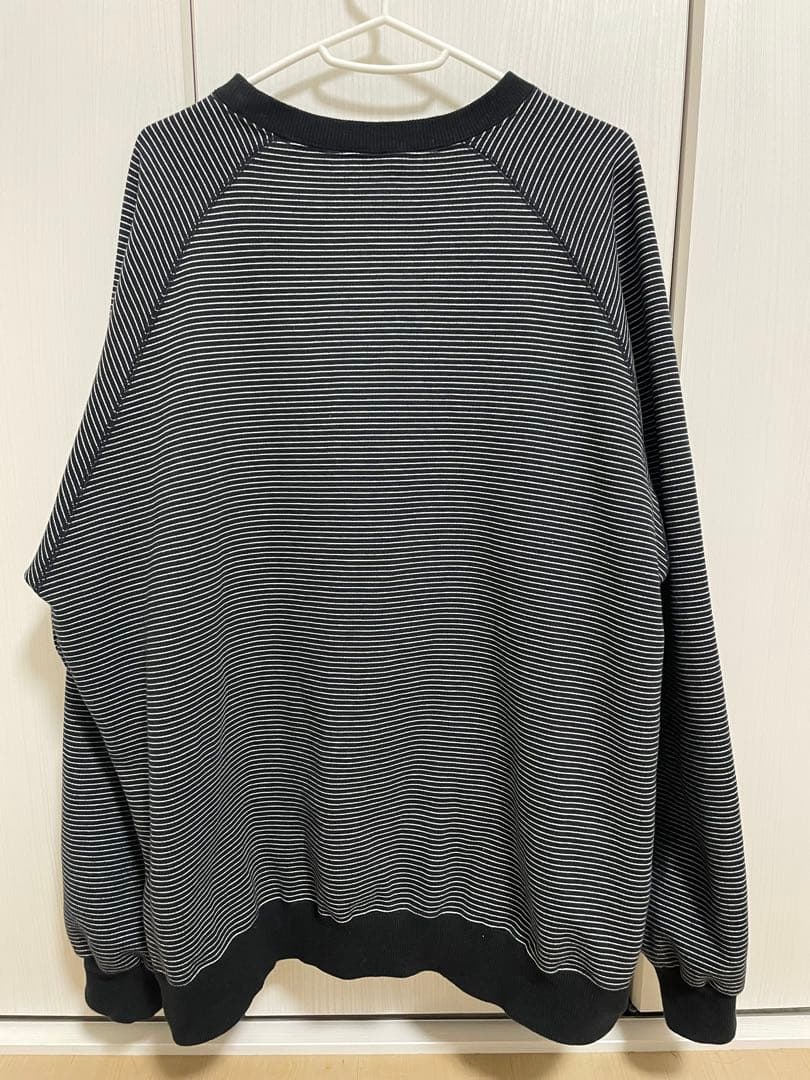 ENNOY BORDER CREW NECK SWEAT エンノイ XXL