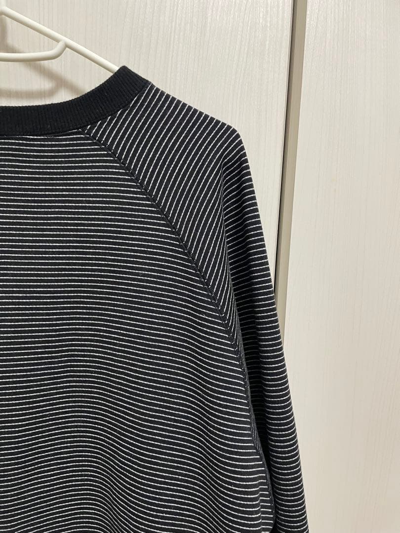 ENNOY BORDER CREW NECK SWEAT エンノイ XXL