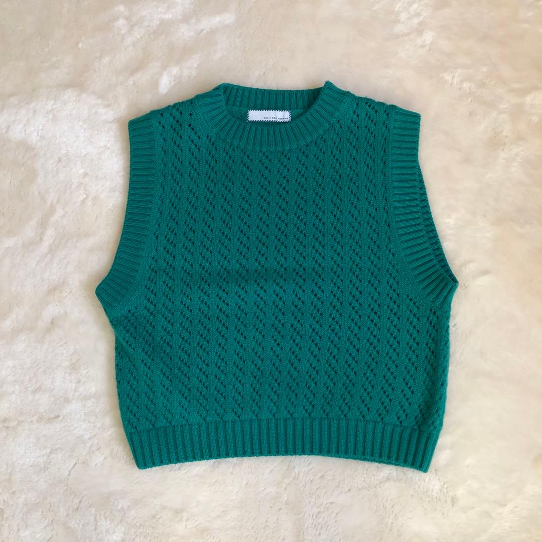美品　TEN×Ron Herman Knit Vest ニットベスト