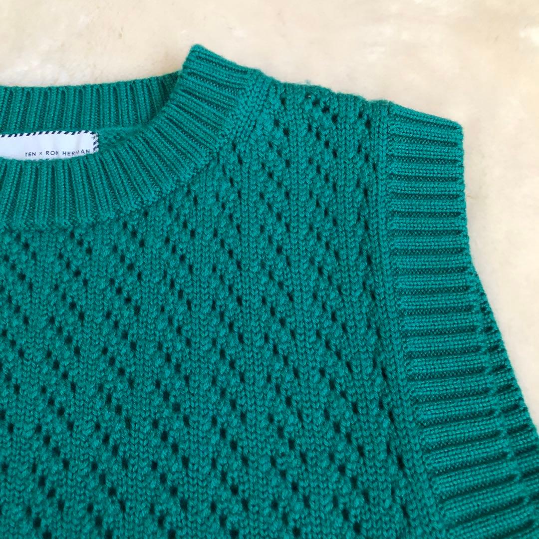 美品　TEN×Ron Herman Knit Vest ニットベスト