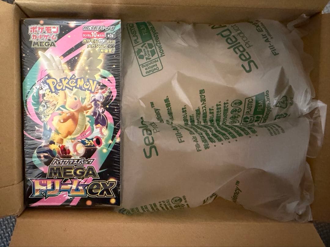 シュリンク付き 未開封　ポケモンカード　MEGAドリームex box