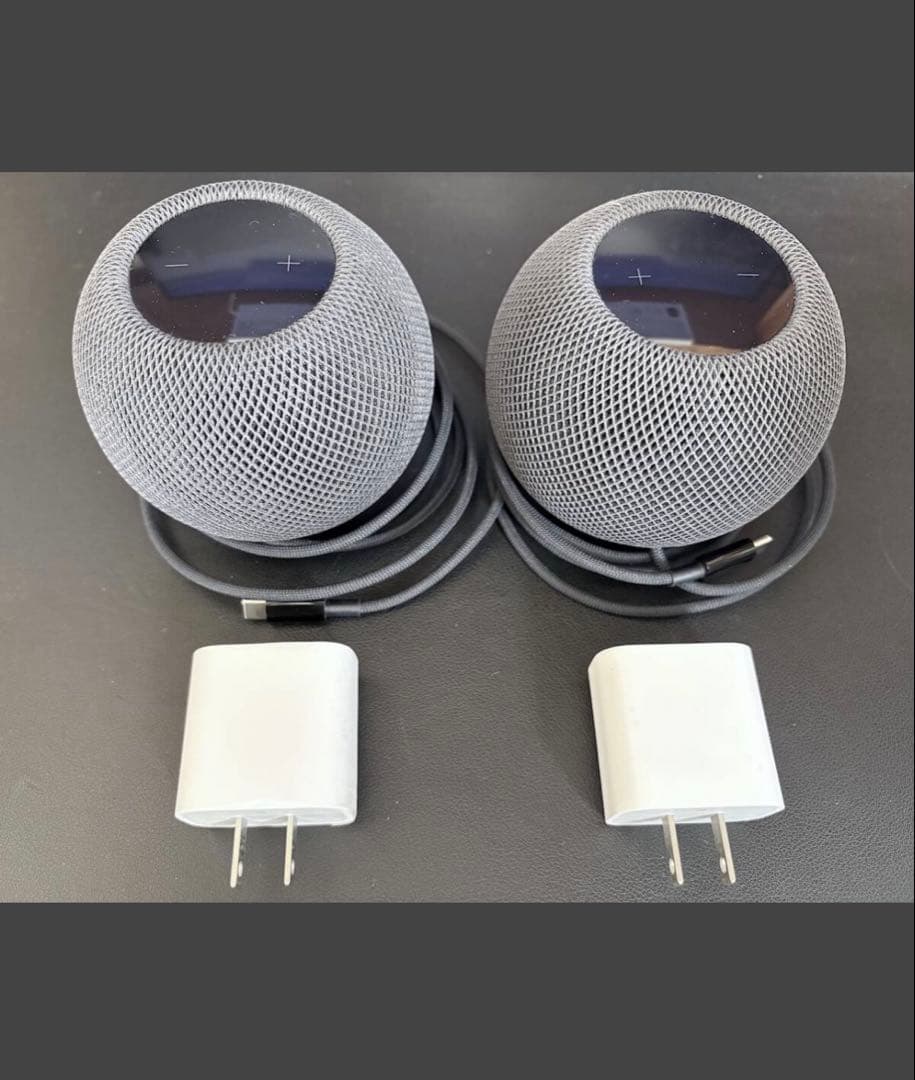 【美品】Apple Pod mini スペースグレイ （ペア）