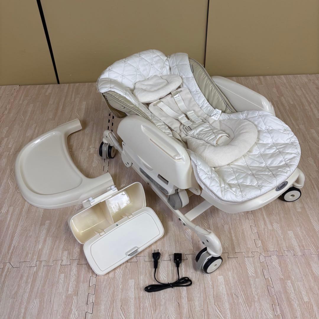 クリーニング済　☆綺麗☆　コンビ　ハイロー　電動式　フェアレットオートスイング