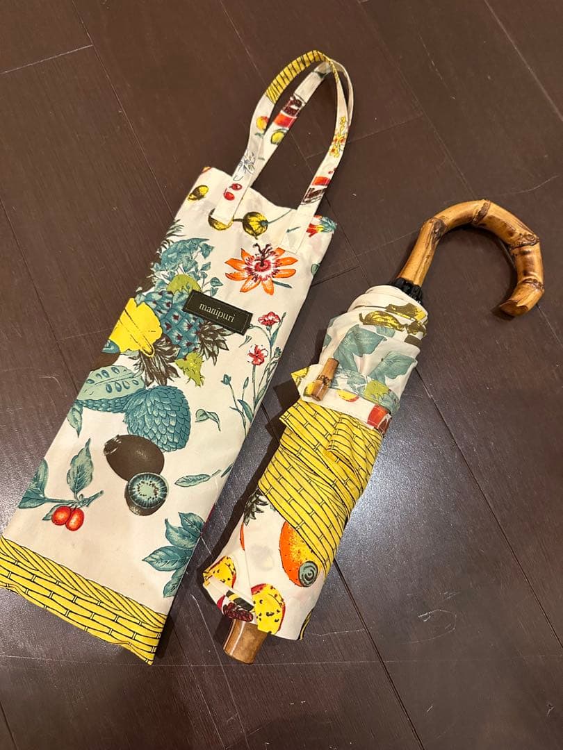 フルーツ柄 晴雨兼用 日傘